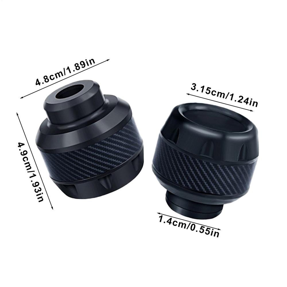 2pcs Motorcycle Anti-fall Cup Aluminum Alloy Motorcycle Front Fork Cover Wheel Front Fork Frame Falling Protection Pads Sliders