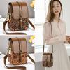 Women Fashion Bohemian Style Printed Phone Bag PU Leather Versatile Single Shoulder Bag Ethnic Style Luxury Handbag For Ladies