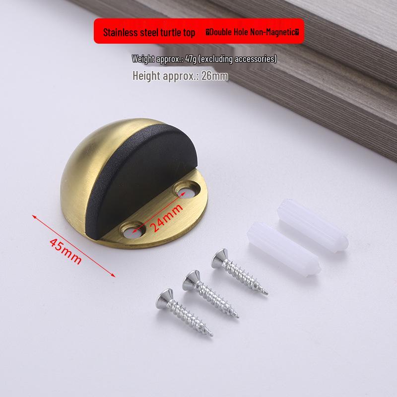 Halbkreisförmiger, geräuschloser Anti-Kollisions-Türstopper aus Edelstahl für Schlafzimmer/Badezimmer