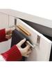 1/2PCS Suspended Stainless Steel Single Pole Towel Rack (S, L) Without Holes, Cabinet Door Back Towe