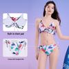 High-End Sun Protection Three-Piece Bikini Set with Cover-Up for Women