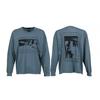 Unisex Oversized Hoodie With Distressed Washed Print Streetwear Cotton Sweatshirt Fall