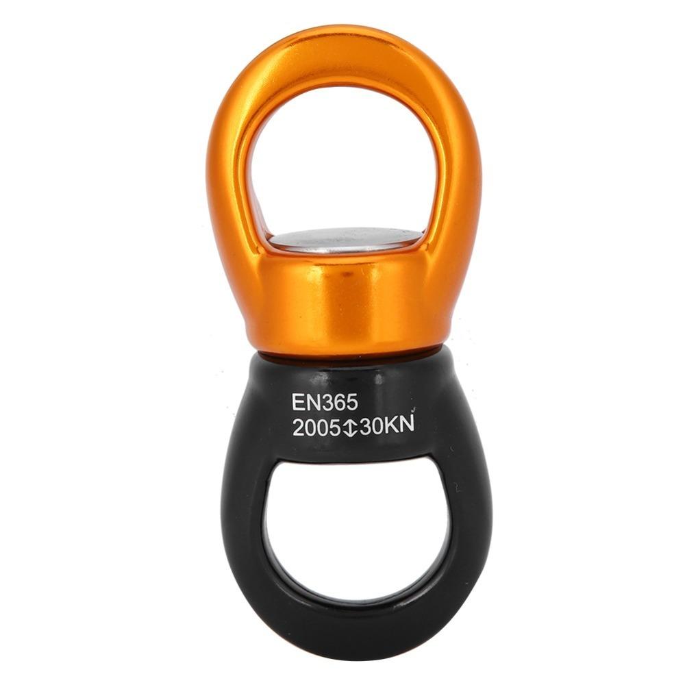 Durable Aluminium Alloy Swing Swivel 30kN 360° Rotational Universal Wheel Fixed Connector Hammock Hanging