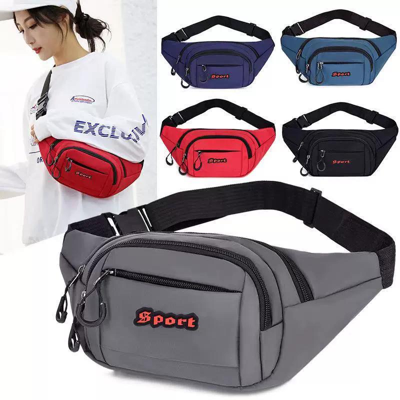 fanny pack men's and women's outdoor sports mountaineering men's new breast bag mobile phone bag cashier messenger bag