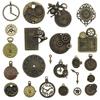 Retro Clock Steampunk Gear Clock Mechanical Pendant DIY Bracelet Necklace Accessory Keychains Accessories Handicrafts