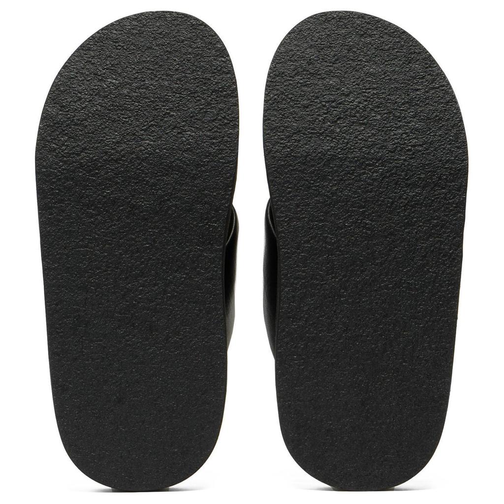 New Onitsuka Tiger Slide Slippers Unisex Black Yellow 1183C225-002