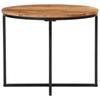 Coffee Table 55 X 55 X 45 Cm Solid Acacia Wood and Iron