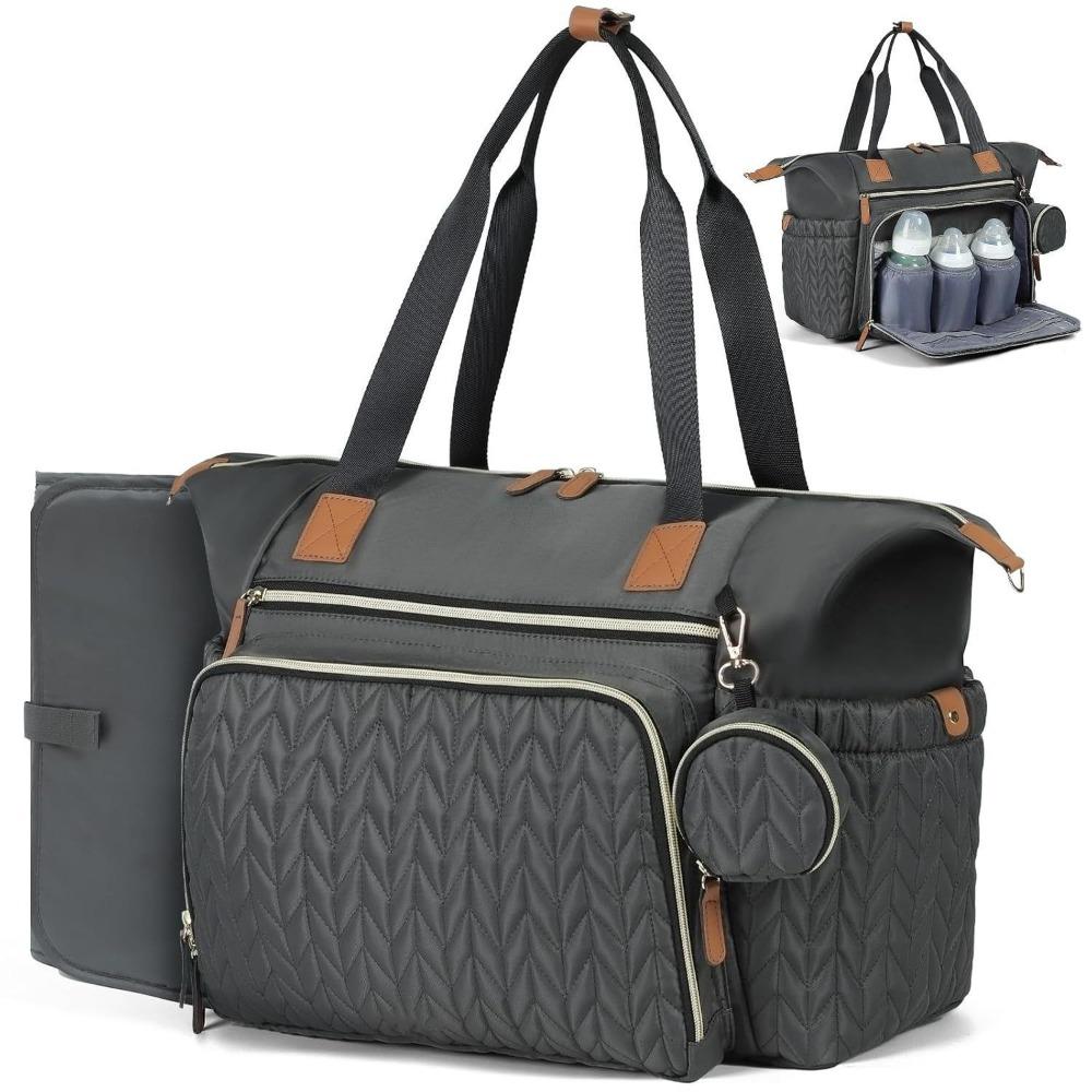 With Pacifier Case Diaper Bag Tote Large Capacity Women Tote Bag High Quality Baby Bag Travel