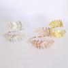 Fashion Women Metal Leaf Charm Open Bracelet Arm Cuff Armlet Bangle Fine Jewelry