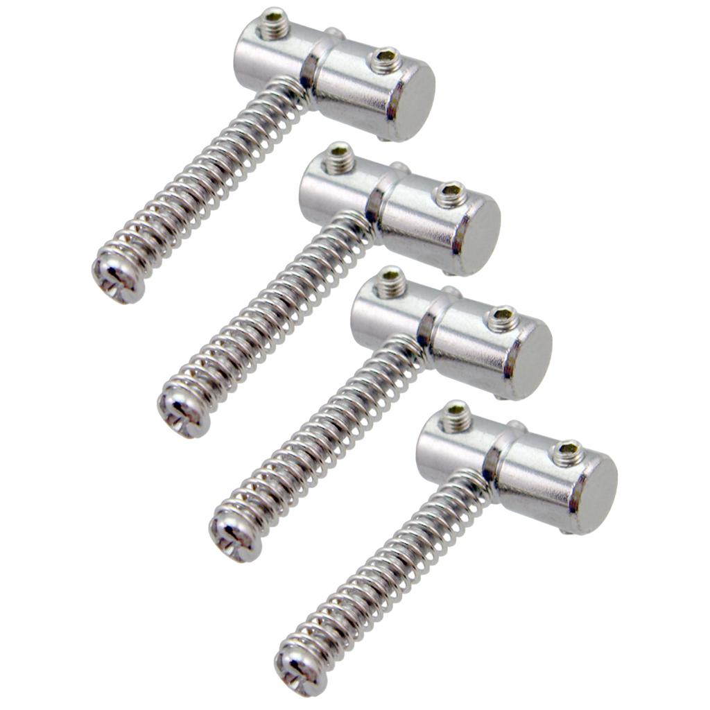 Saddles de Corda de Fixação Duráveis para Ponte Roller de Baixo Elétrico Peças de Reposição para Guitarra Baixo