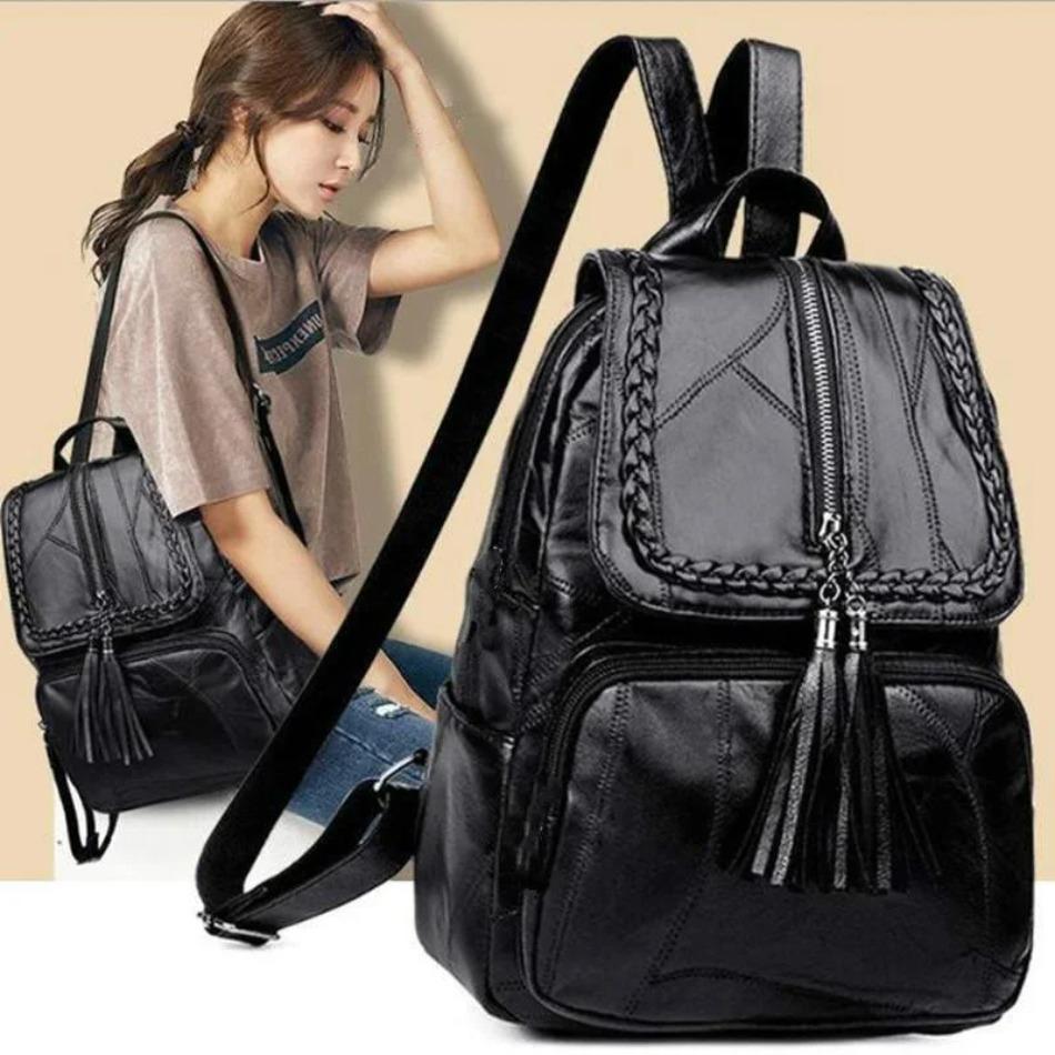 1Pcs Mini Men's Backpack Fashion Small Black Shoulder School Bag for Man Canvas Designer Waterproof Sports Travel Male Backpacks