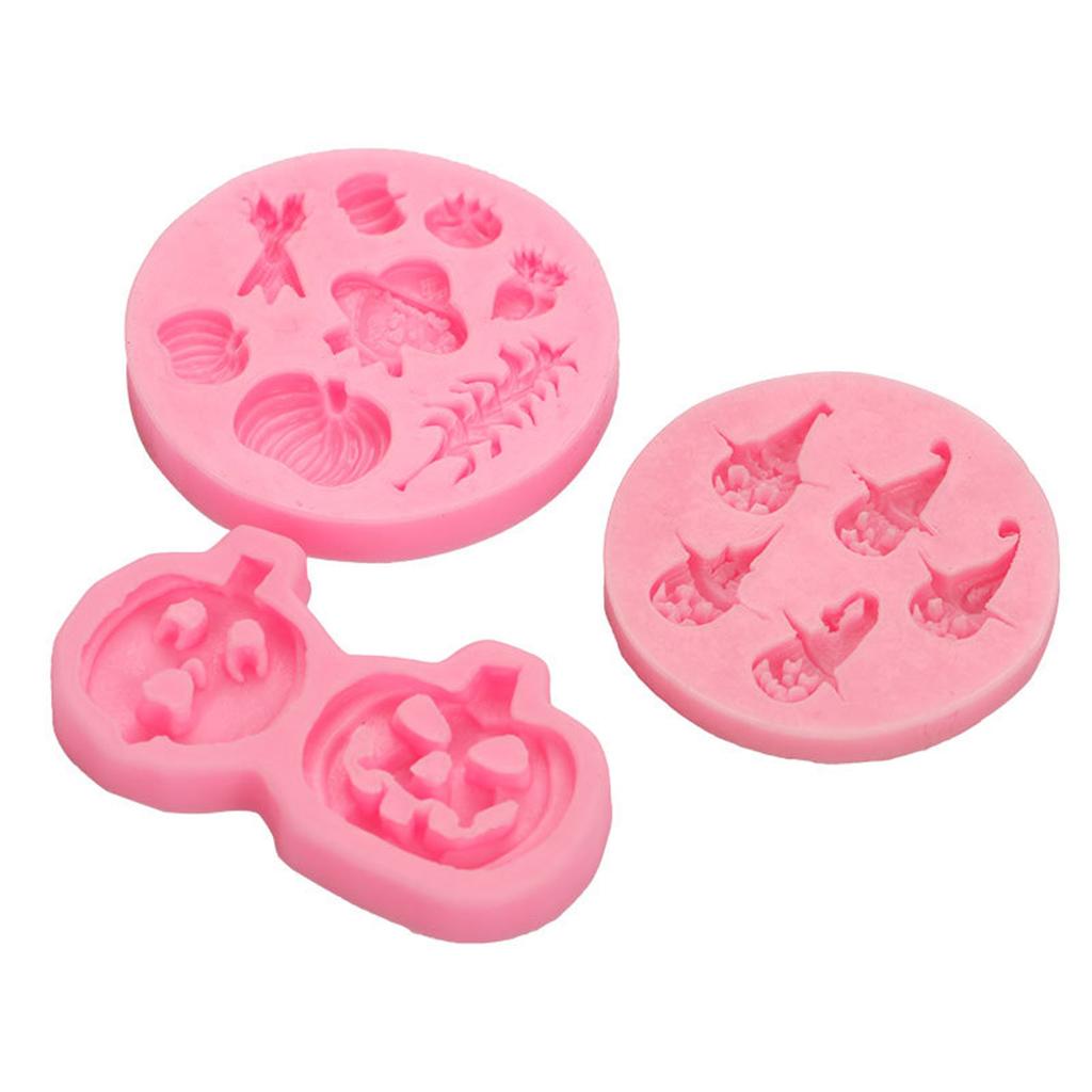Silicone Halloween Styles Shape Moulds for Halloween Festival Fondants Cake Mold