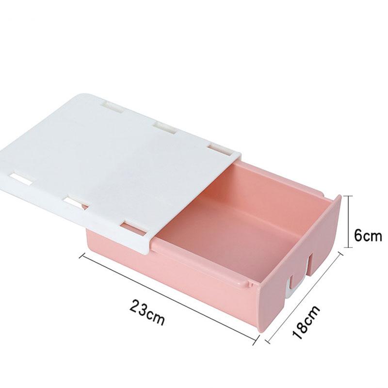 

Трехцветный дополнительный ящик для хранения косметики под столом без перфорации, комод в спальне, ящик для канцелярских принадлежностей в общежитии