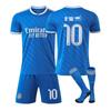 Ensemble de maillot d'entraînement de sport 2ème maillot extérieur 25/26 Real Madrid #10 Mbappé avec chaussettes
