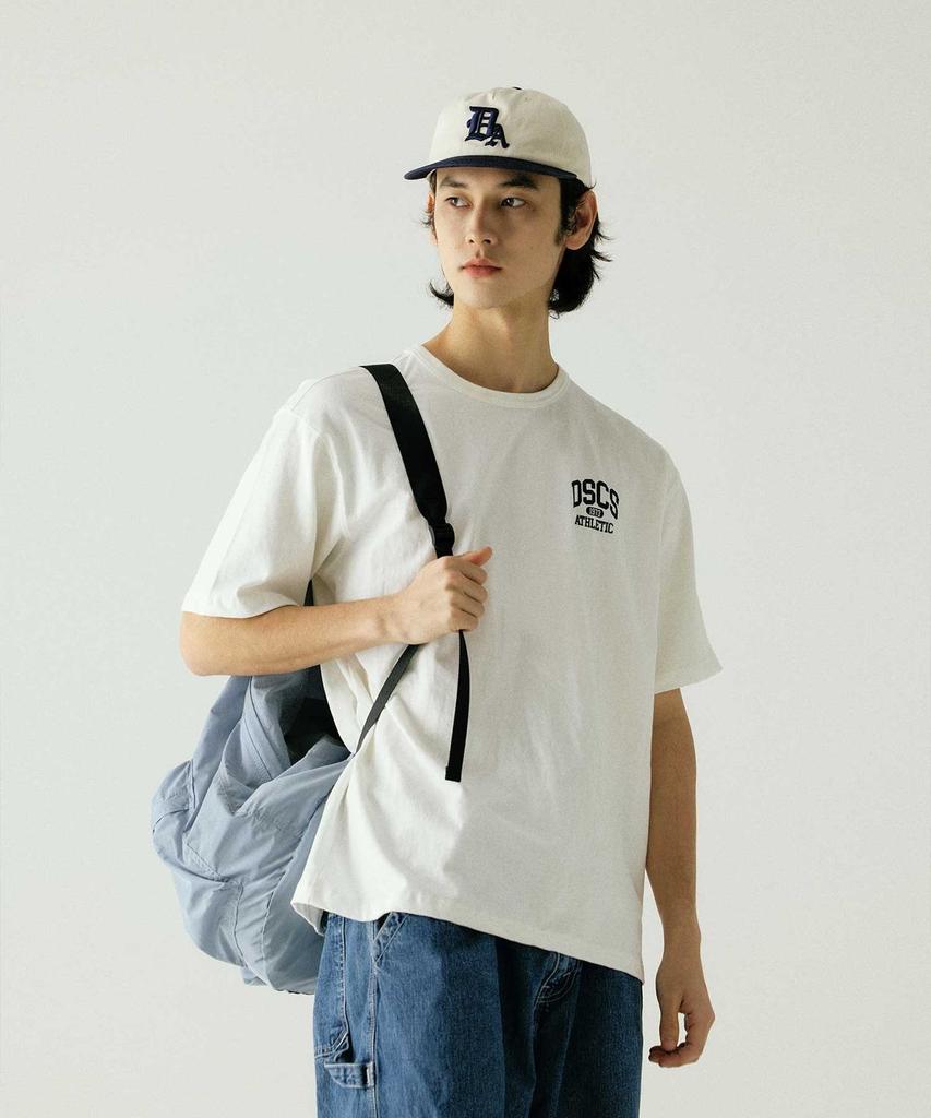 DISCUS ATHLETIC Heavyweight Dcsc Small Logo T-Shirt Off-White