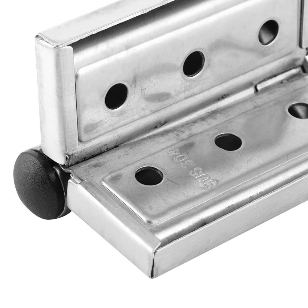 4pcs Weld Self Closing Hinge Sturdy Stainless Steel Hinge Durable Spring Door Hinge Wardrobes