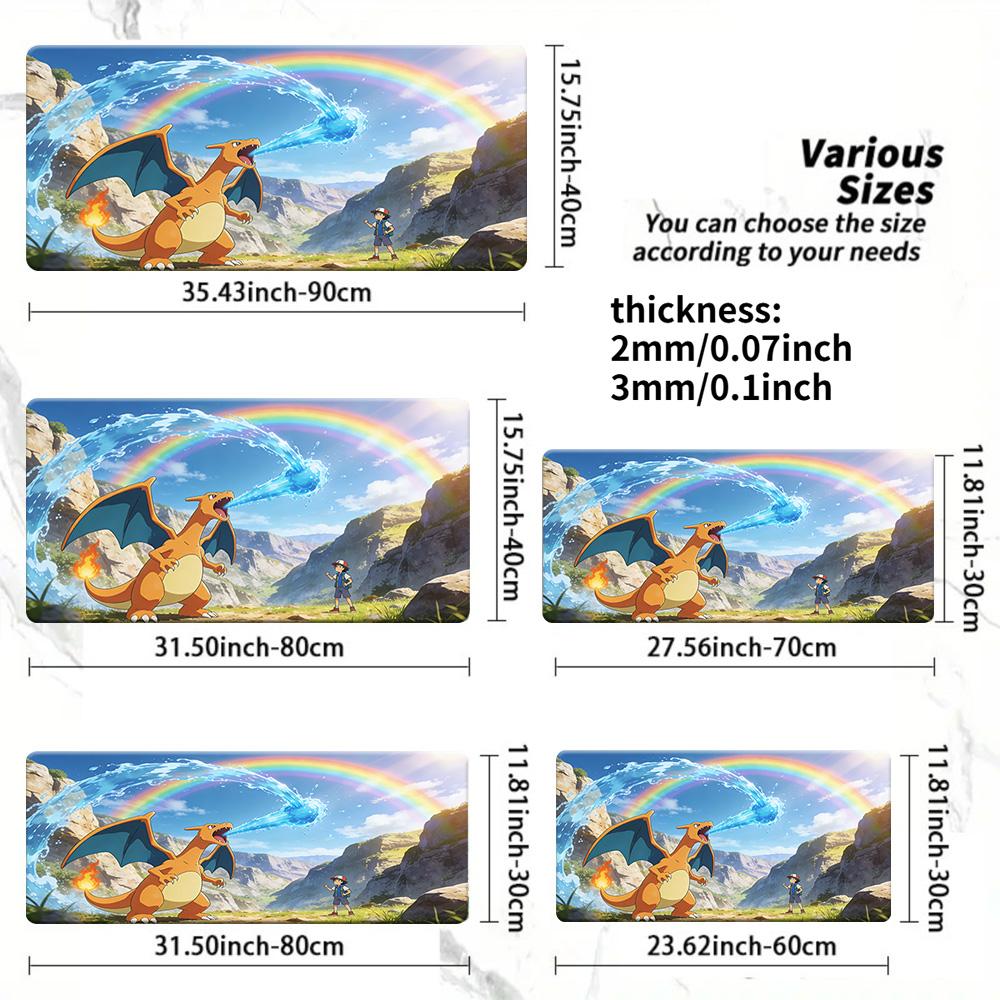 Sunlit Forest Bulbasaur Pokmon Gaming Mouse Pad 30x80x0.2cm