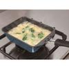 Thermos Deep Egg Frying Frying Pan 15 X 18.5cm For Gas Fire Only Durable Coat Lightweight Model Navy KFD-015DE NVY