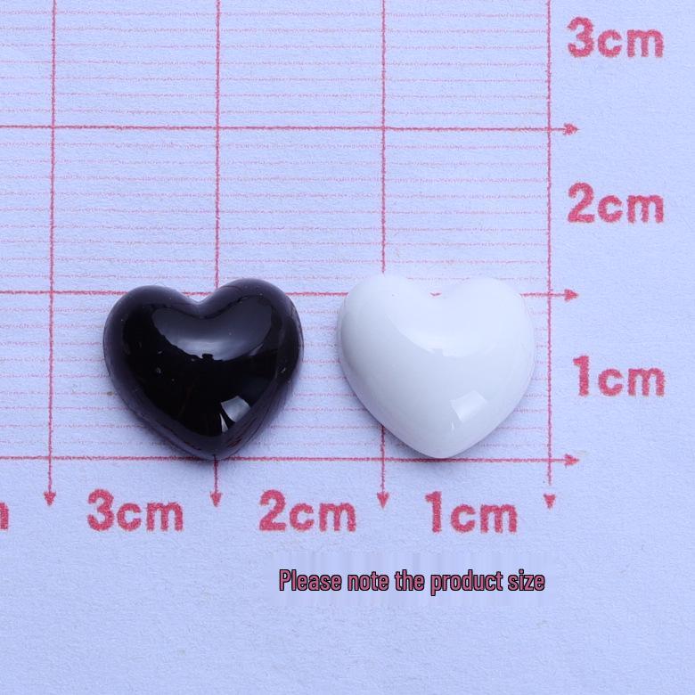 Mini Black & White Cartoon DIY Ornament Accessories Hair Clip Material Pack