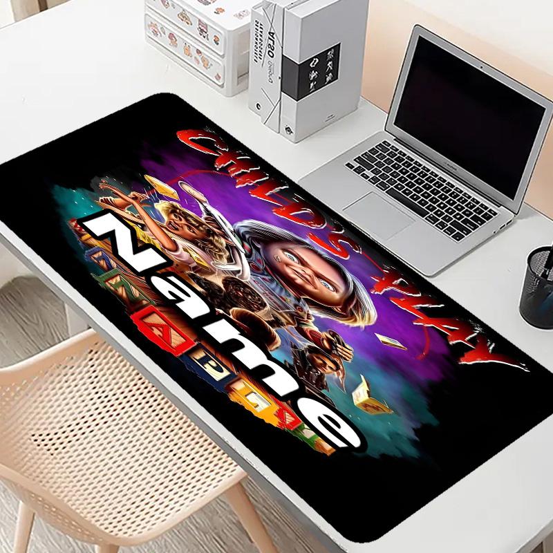 Tappetino per Mouse Personalizzato con Nome e Motivo Film Horror, Tappetino da Scrivania per Laptop PC, Tappetino Decorativo da Scrivania per Tastiera di Casa, Regalo