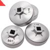 23-Piece Aluminum Cap Oil Filter Wrench Set for Car Maintenance