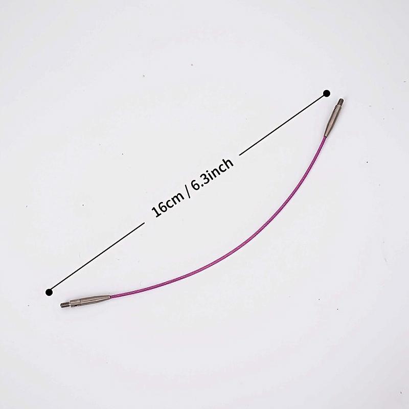 1PC Stainless Steel Disassembly Accessory Rope Rotating Needle Weaving Tool DIY Nylon Detachable Circular Needle Multi-functional
