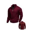 Urbaner Fleece-Hoodie für Jugendliche mit Stehkragen und Reißverschluss für legere Winterkleidung