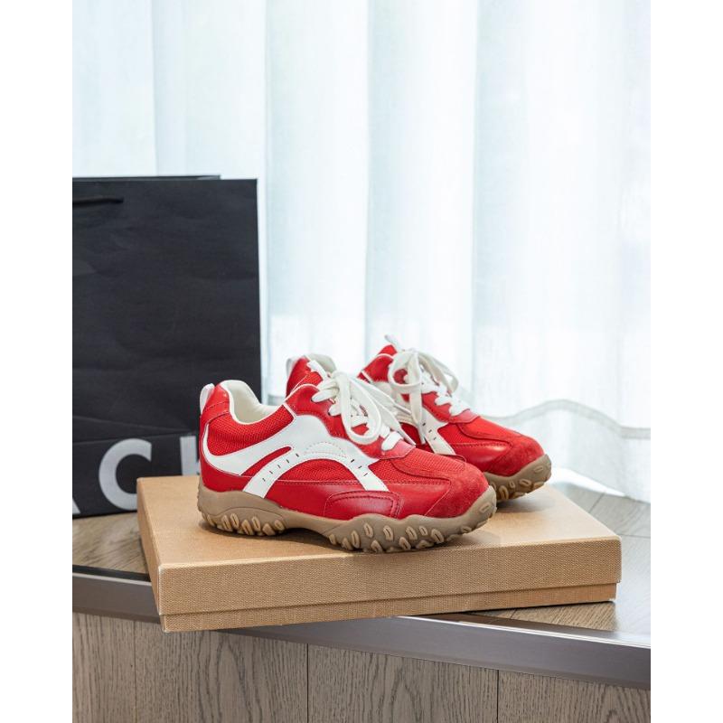 

Summer breathable mesh yarn women s versatile single shoes small height increase casual shoes women 40 червоний