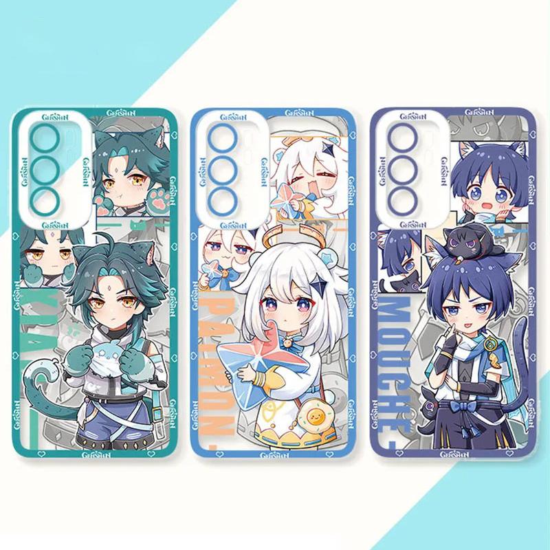 Genshin Impact Phone Case For iPhone 11 12 13 14 15 16 Pro Max Plus Mini 7 8 SE X XS XR Clear Soft Silicone Case Cover Xiao Klee