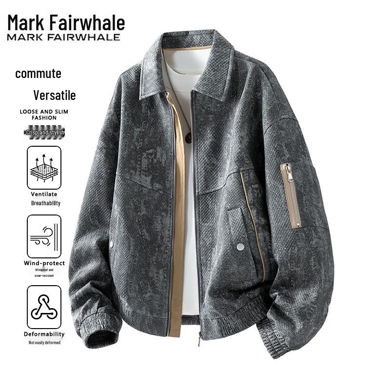 Mark Fairwhale Men's Lapel Casual Jacket