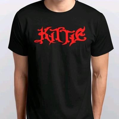 KITTIE T-SHIRT All Sizes S M L XL XXL 3 4 XL Colours Black, White