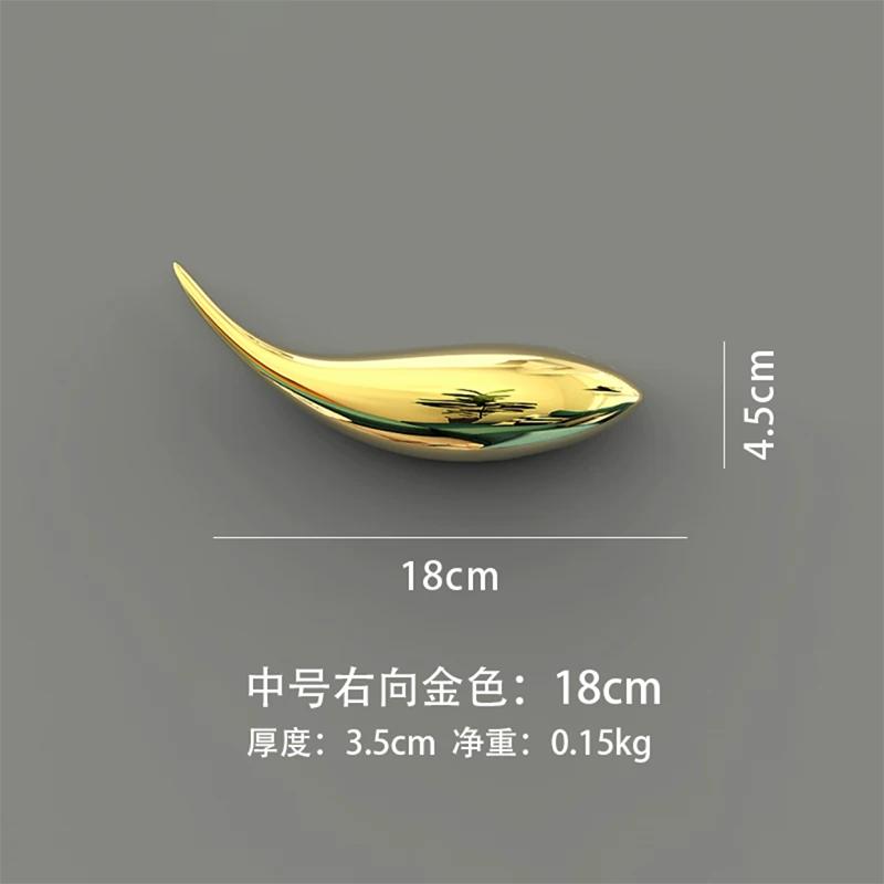 Creative Wall Decoration Restaurant Bedroom Background Golden Fish Decorative Pendant Wall Decoration Stereoscopic Wall Hanging