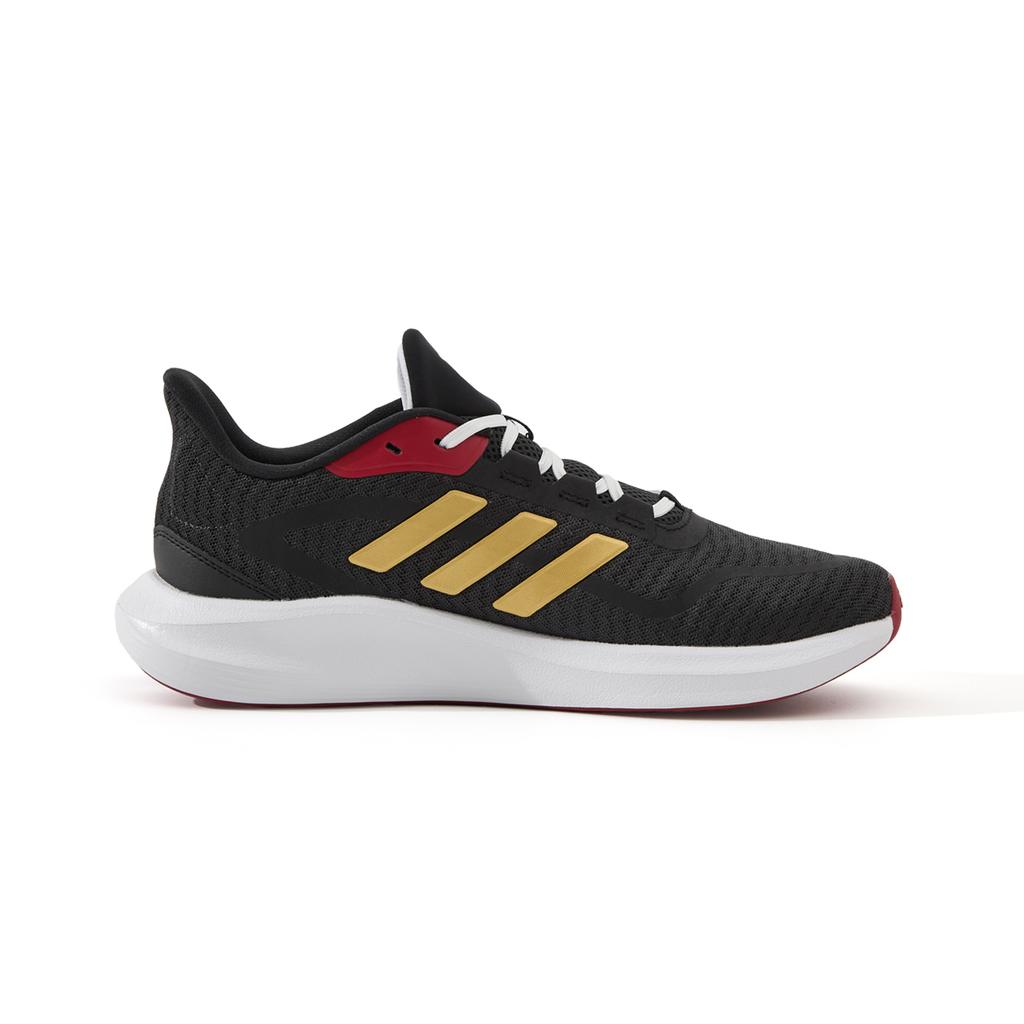 adidas Zapatillas Deportivas Casuales de Caña Baja Resistentes a la Abrasión Antideslizantes Esenciales para Todo el Día Unisex Negro Dorado JQ1167