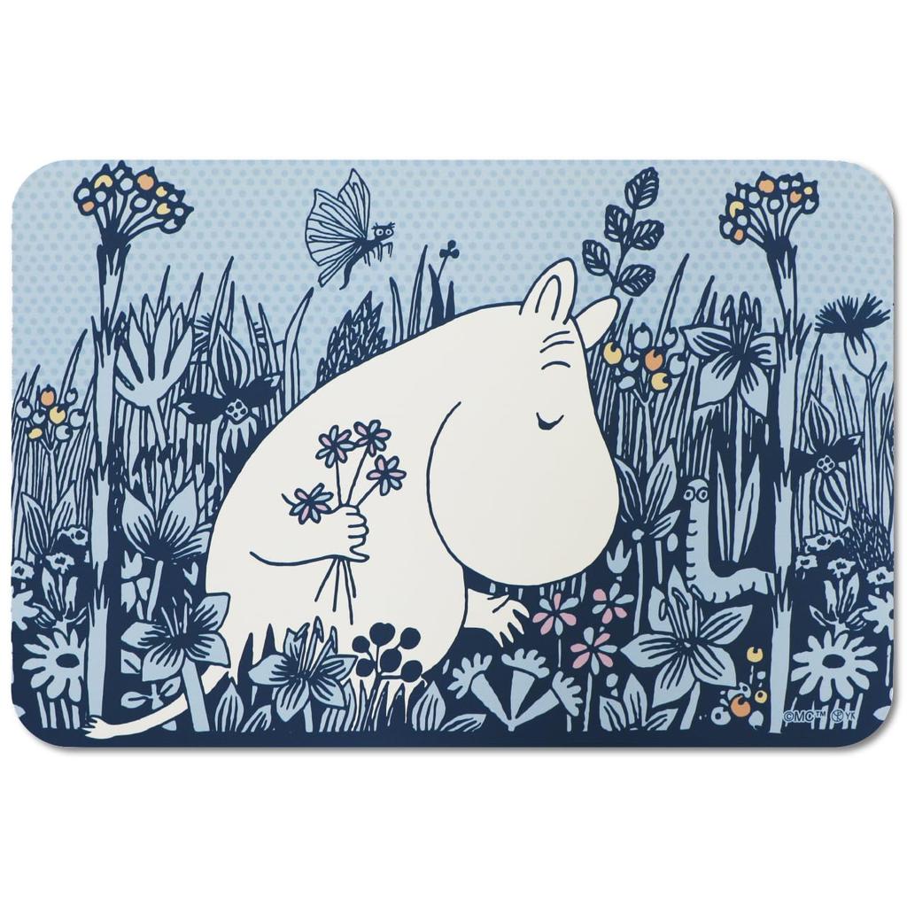 Yokozuna Creation Moomin Bath Mat (Soft Bath Mat with Diatomaceous Earth Powder, Gardening, Moomin, Medium)