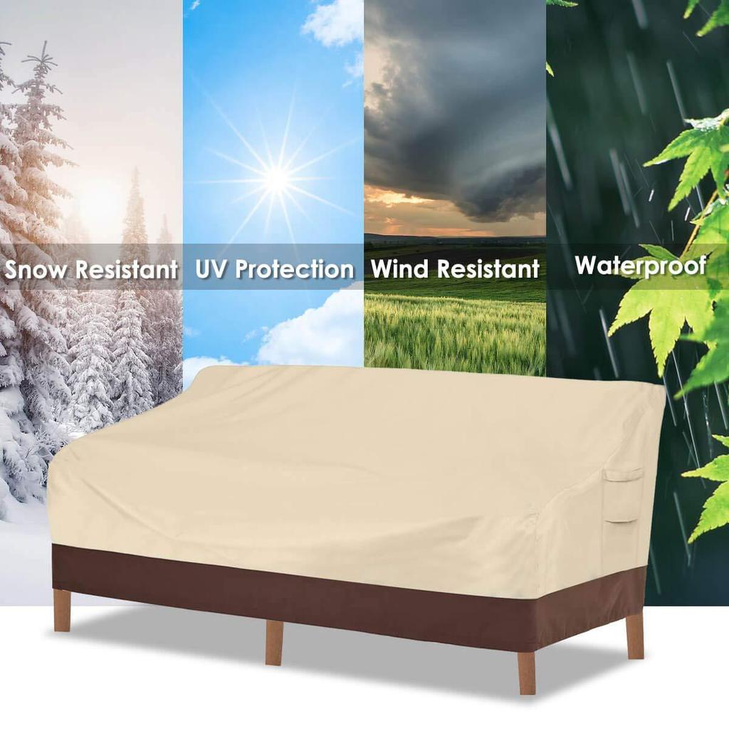 Patio Sofa Cover Outdoor Waterproof Dustproof Furniture Set Cover Oxford Cloth Rain Protector