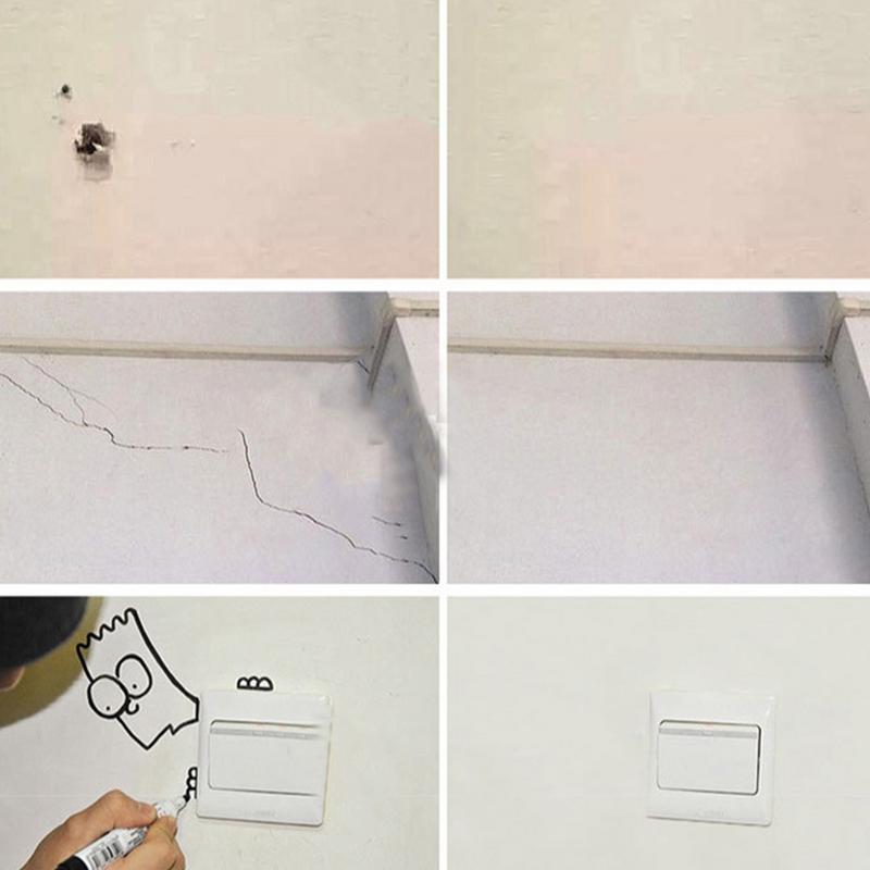 250g Wall Mending Agent Caulking Agent Wall Repair Cream Waterproof Anti Mold White Wall Patching Cream Fast Drying