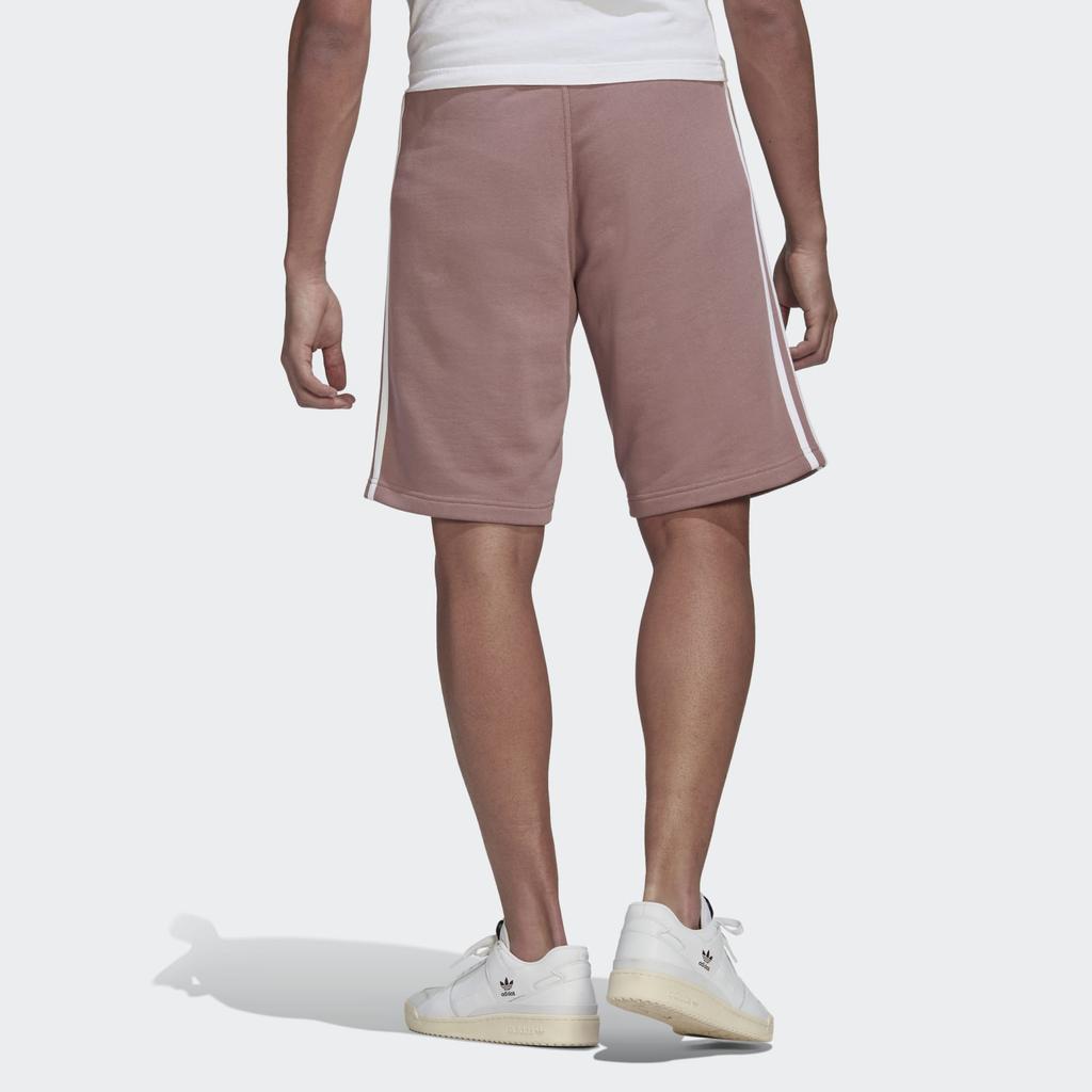 Adidas Originals Trefoil Logo Letter Print Side Stripe Straight Casual Shorts Men Shorts Oxidized-Red HM9327