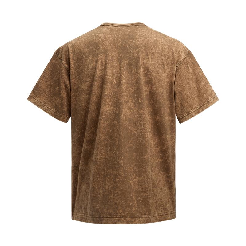 Under Armour Tie-Dye Design Loose Fit Short Sleeve T-Shirt Men Tops Coyote-Brown 1389362-498