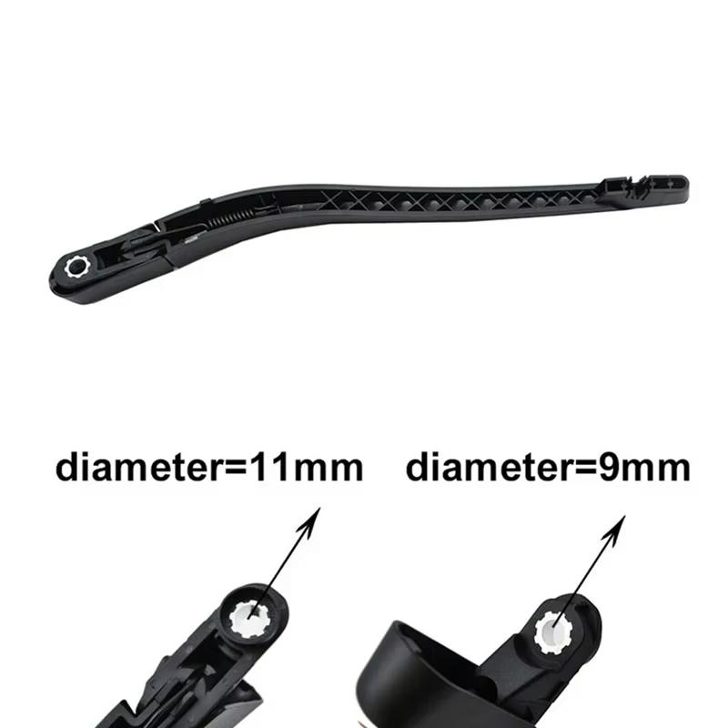 Car Rear Windscreen Wiper Arm & Blade Set for Peugeot 107 Citroen C1 MK1 Toyota Aygo MK1 2005-2014