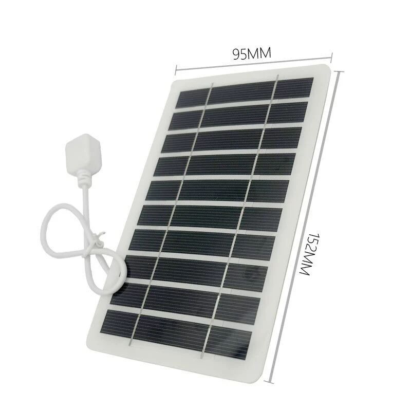 1 Stück USB Faltbares Solarpanel Tragbar Flexibel Klein Wasserdicht 5V Faltbare Solarzellen Für Handy Akkuladegerät