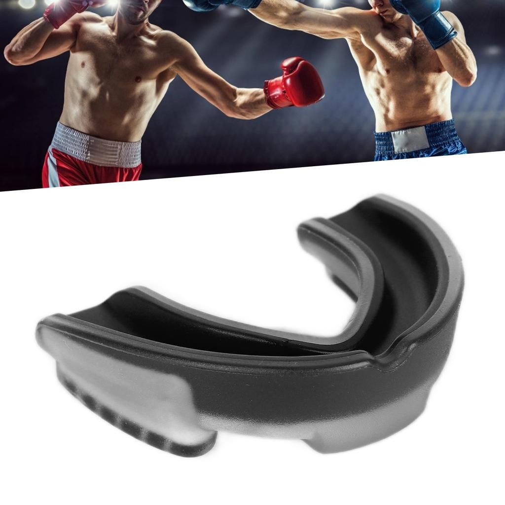 Double Colour Teeth Guard Basketball Sports Taekwondo Boxing Teeth  or Guard with Case for Adults