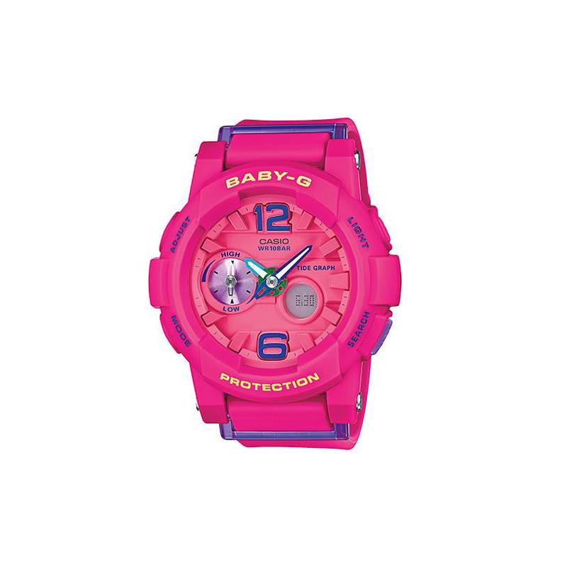 

Casio BABY-G Series Theme Series Classic Personality Vibrant Ocean Style Quartz Movement Resin Strap Japanese and Korean Watch Women’s BGA-180-4B3