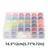 Colorful Pre-Wound Bobbins 36 Grids Bobbin Thread Set Sewing Threads  Hand Stitching