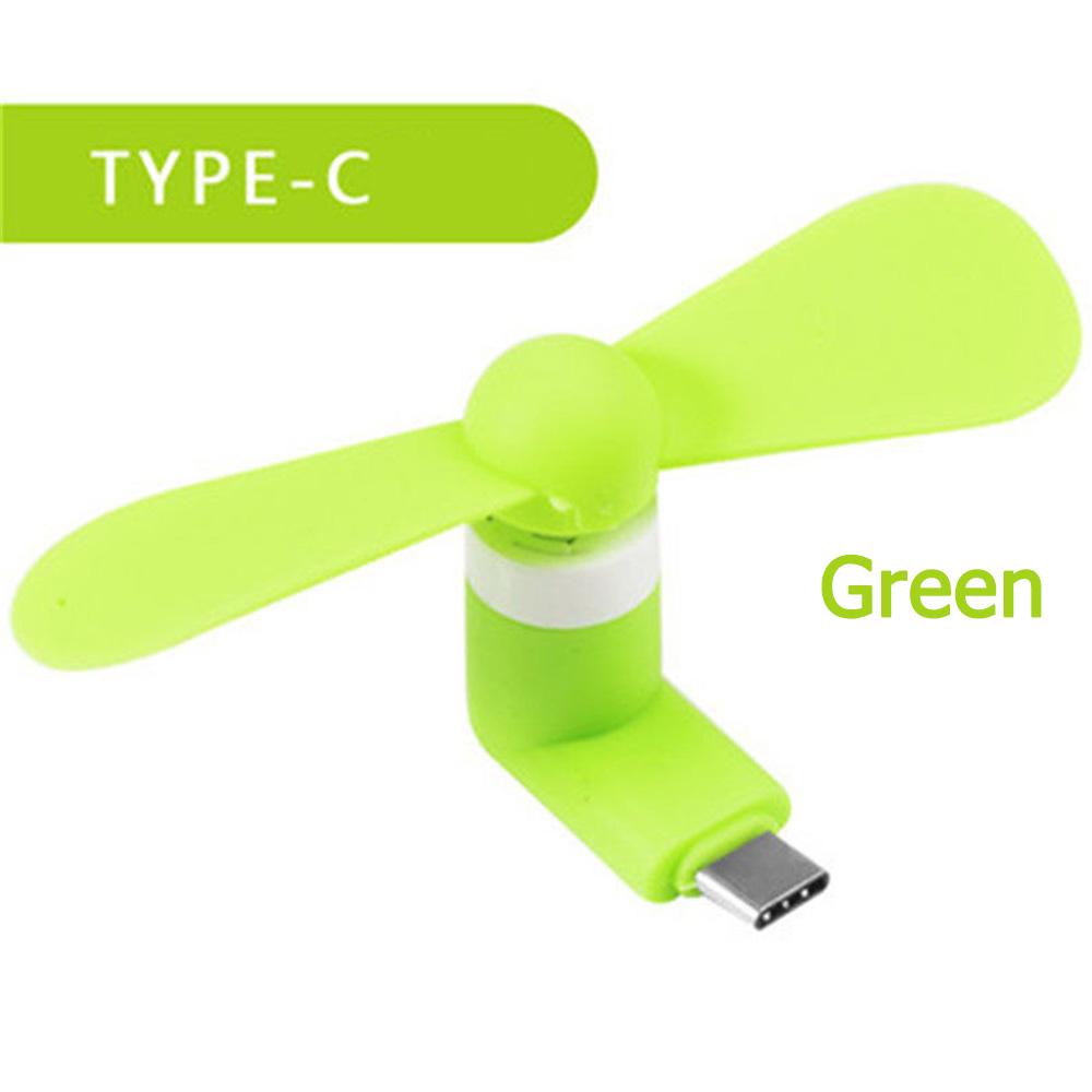 Portable Type C Cooling Fan Mini Micro USB Fan For Mobile Phone Power Bank Gadgets Cool Fans For Macbook Pro Cell Phone Android