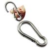 304 Stainless Steel Carabiner Spring Safety Hook for Hoist Runway