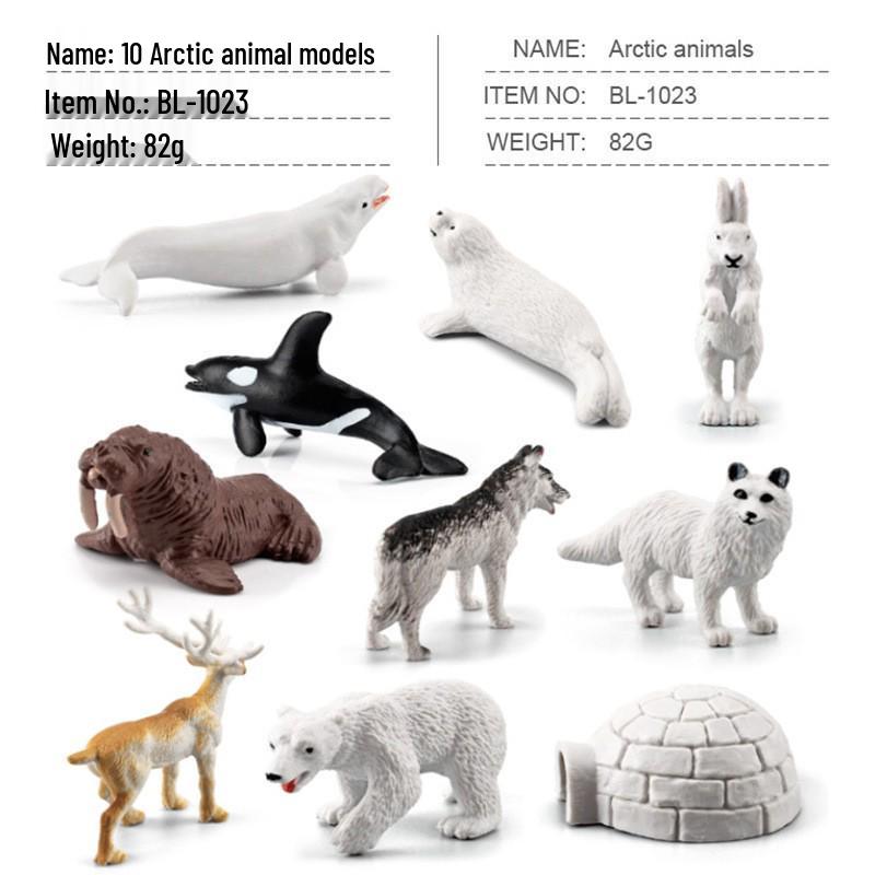 Cross-Border Farm Animal Miniature Model Set: Chickens, Ducks, Geese, Cows, and More