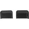 Korlot kolfiber inre bakdörrhandtagsskålskydd lister tillbehör för Ford F150 2021+, för 2023 F250 F350 Super Duty (Bakdörr)