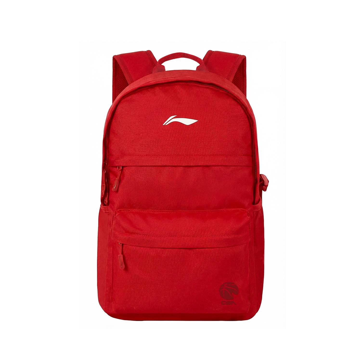 Li Ning Polyester Backpack Regular Unisex Wealth Red ABSW365-1