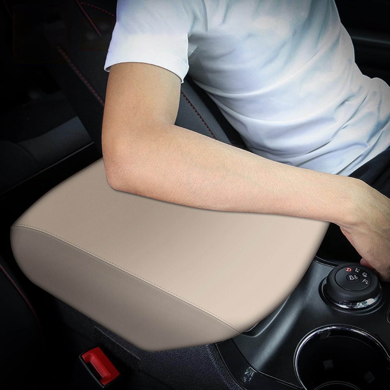 AOMSAZTO Ford Explorer 2011-2019 Armrest console protective cover Black 2011-2019 Ford Explorer