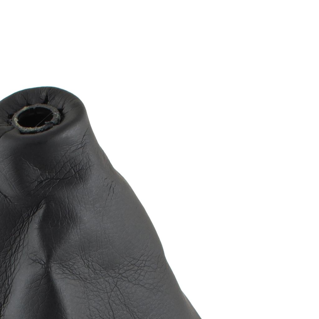 Mazda 6 GG/GY 02-08 Schaltknauf SCHWARZES LEDER 5 GANG 12MM + Schaltsack + Rahmen 2 Stück. EINSTELLEN